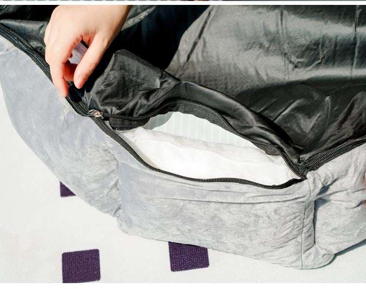 犬ベッド ふわふわ丸型ペットベッド