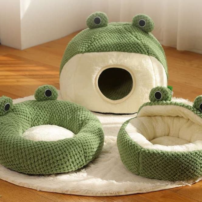 犬ベッド カエルさんのベッド