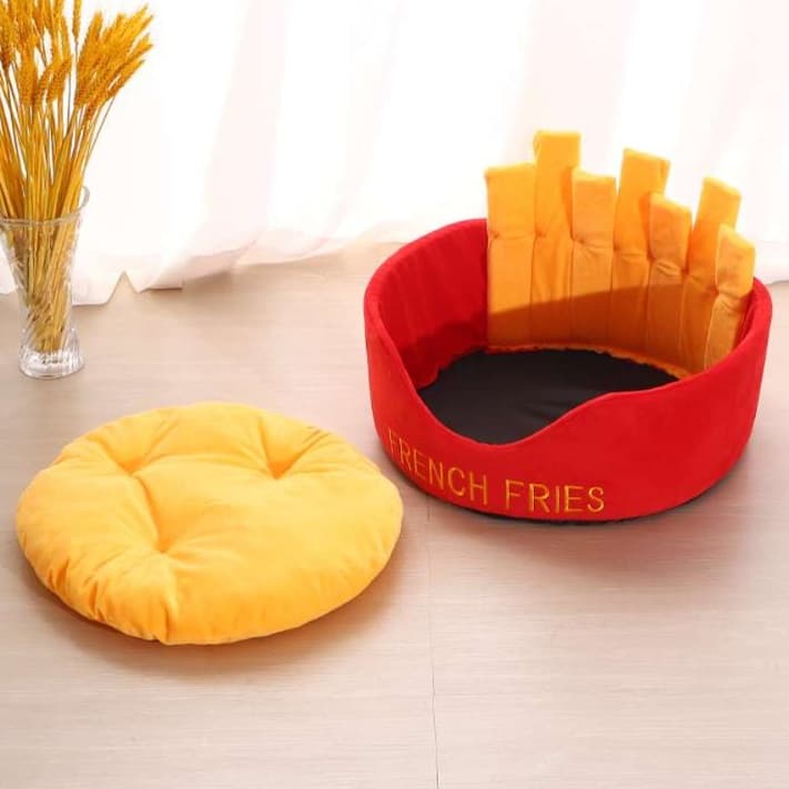 犬ベッド ポテトフライ型ペット用ベッド