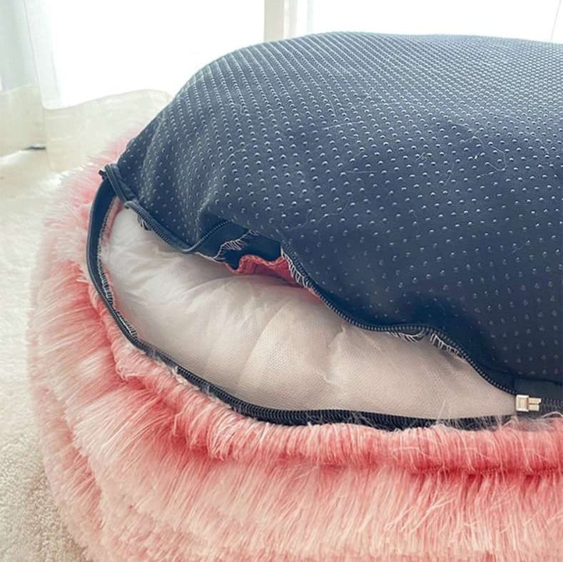 犬ベッド もふもふ癒しのペットクッション