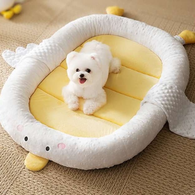 犬ベッド もふもふペットクッション