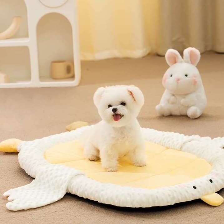 犬ベッド もふもふペットクッション