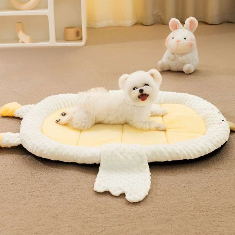 犬ベッド もふもふペットクッション