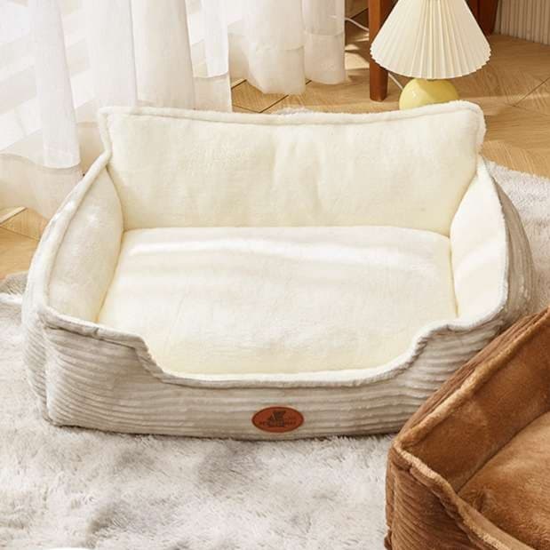 犬ベッド ふわもこ洗えるペット用ベッド