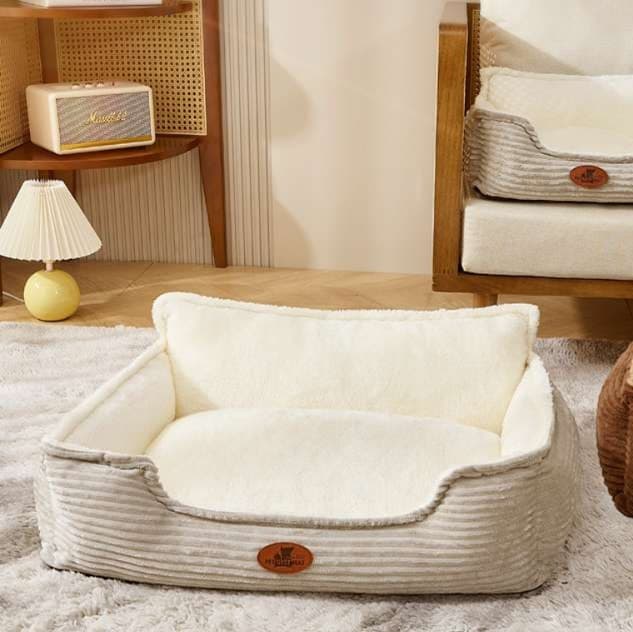 犬ベッド ふわもこ洗えるペット用ベッド
