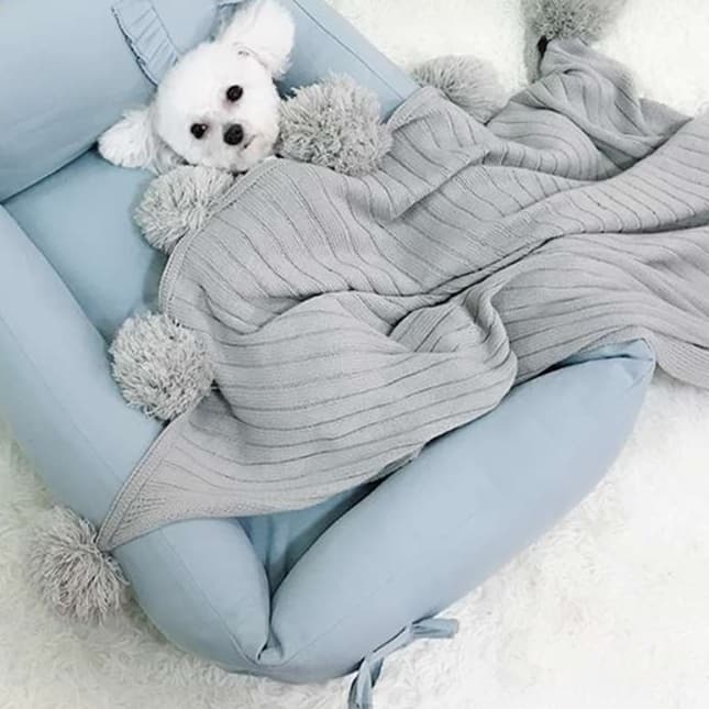 犬ベッド ふわもこペットソファー