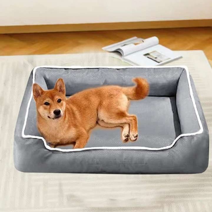 犬ベッド ふわもこ快眠ペットベッド