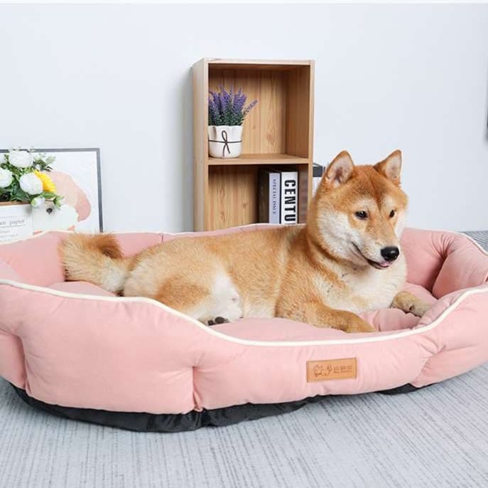 犬ベッド ふわもこペットベッド 贅沢リラックス