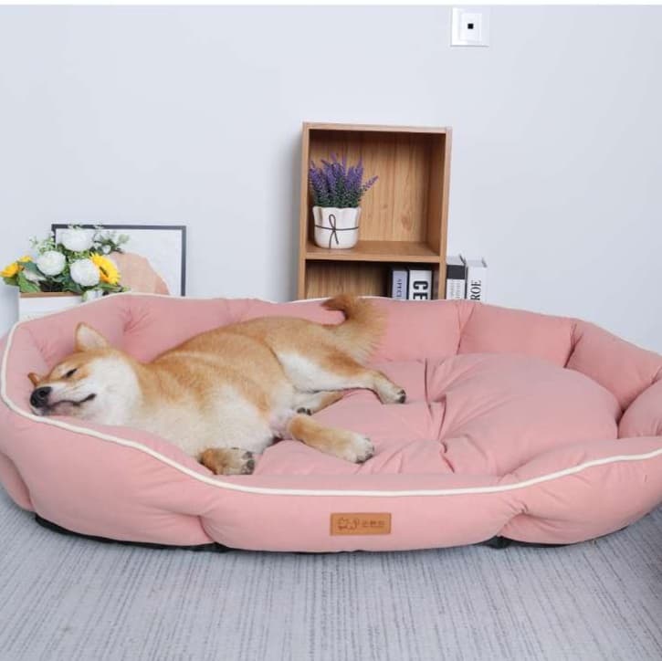 犬ベッド ふわもこペットベッド 贅沢リラックス