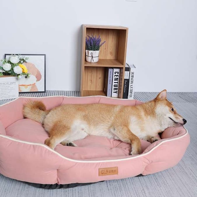 犬ベッド ふわもこペットベッド 贅沢リラックス