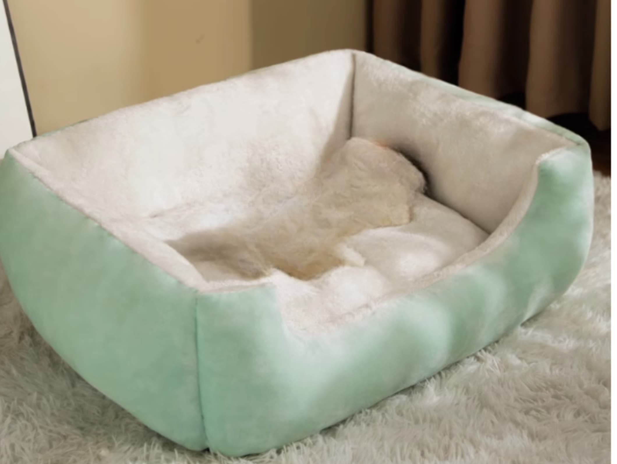 犬ベッド もこもこ冬暖ペットベッド
