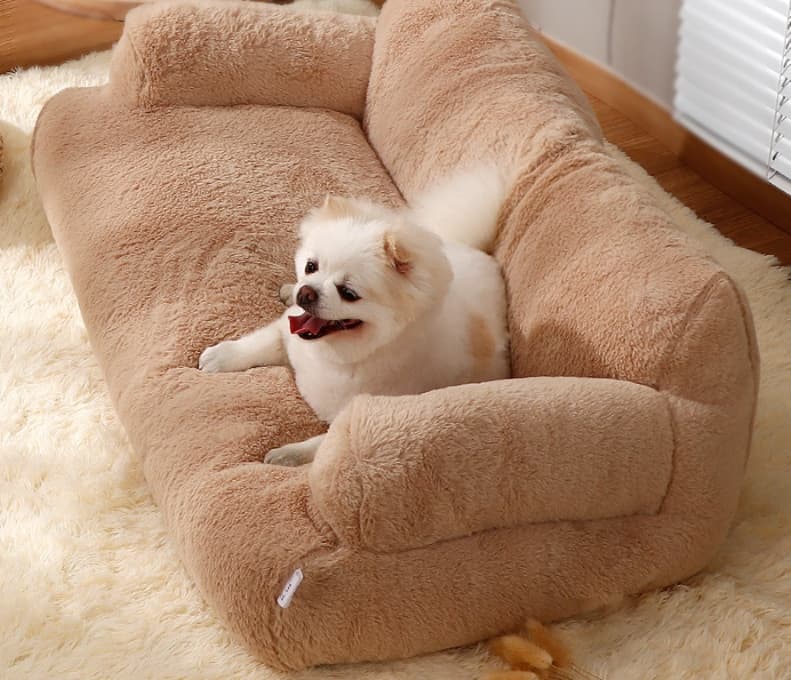 犬ベッド もふもふゴロ寝クッション ドッグソファー