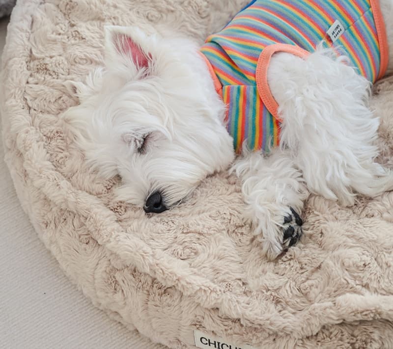 犬ベッド もふもふの雲のようなくつろぎベッド