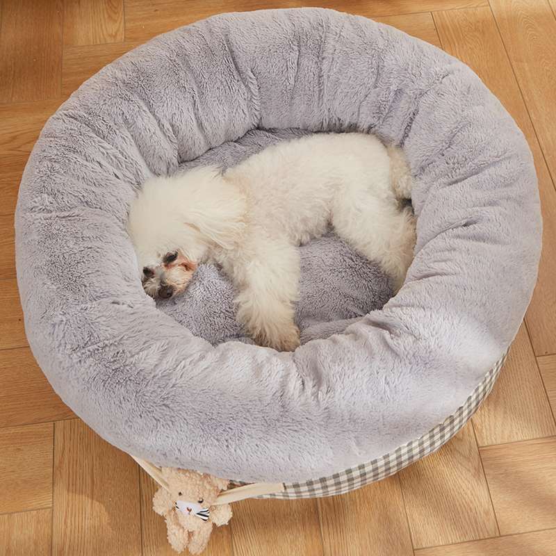 犬ベッド ふわもこペット安眠ベッド
