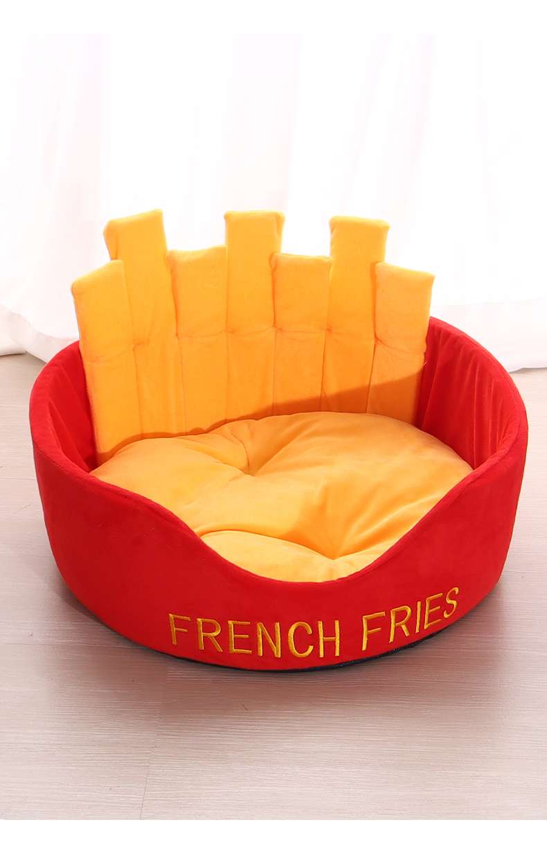 犬ベッド ポテトフライ型ペット用ベッド