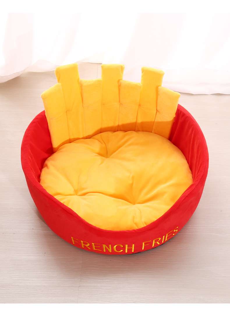 犬ベッド ポテトフライ型ペット用ベッド