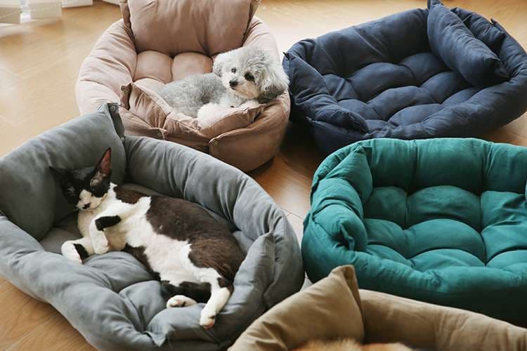犬ベッド ふわもこペットベッド