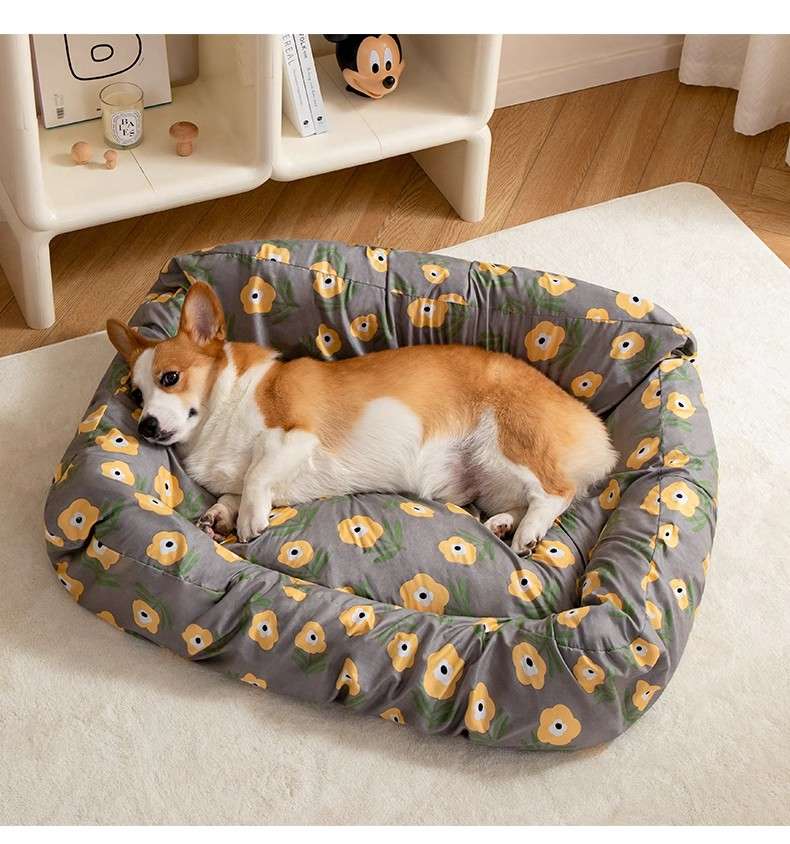もこもこ包み込む極上犬ベッド