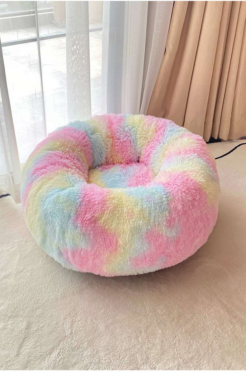 犬ベッド もふもふ癒しのペットクッション