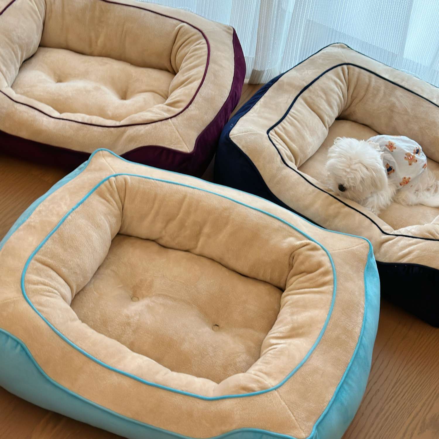 犬ベッド ふかふか小型犬用ベッド