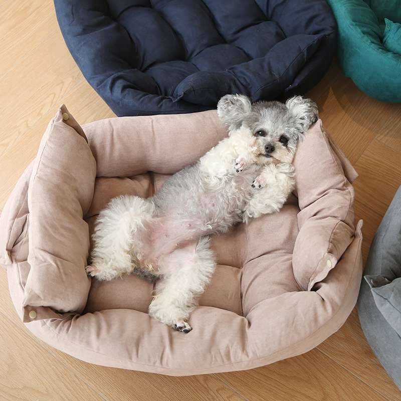犬ベッド ふわもこペットベッド