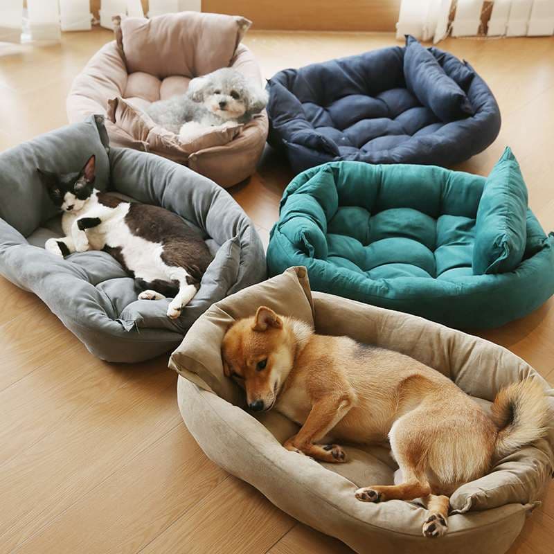 犬ベッド ふわもこペットベッド