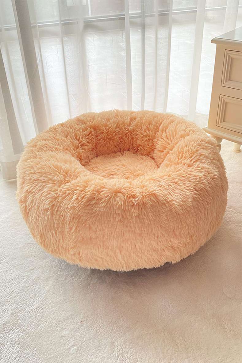 犬ベッド もふもふ癒しのペットクッション