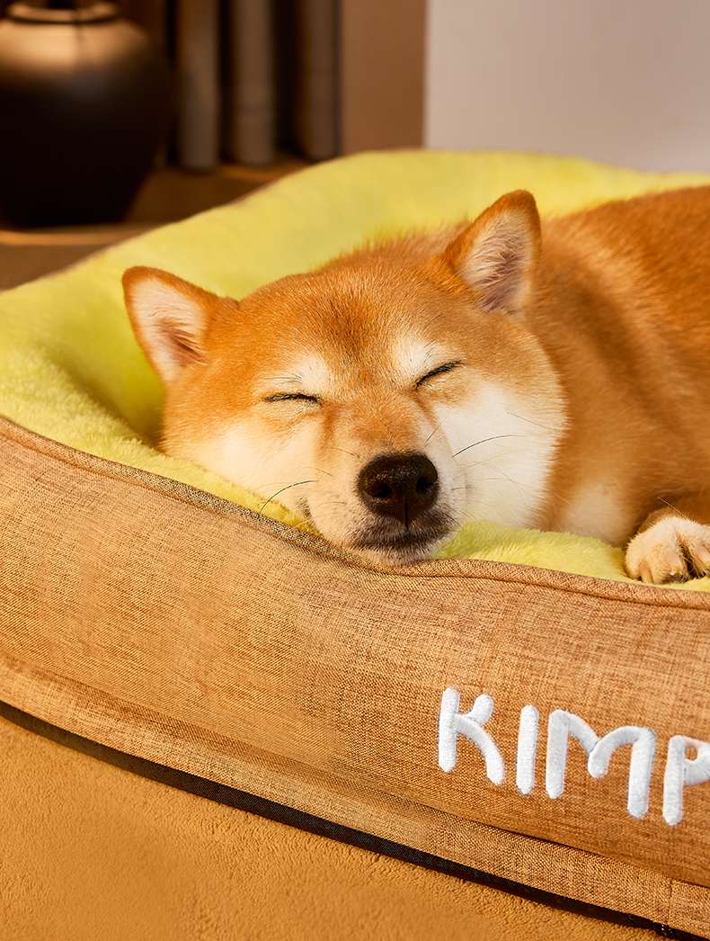 犬ベッド もふもふ快眠ペットベッド