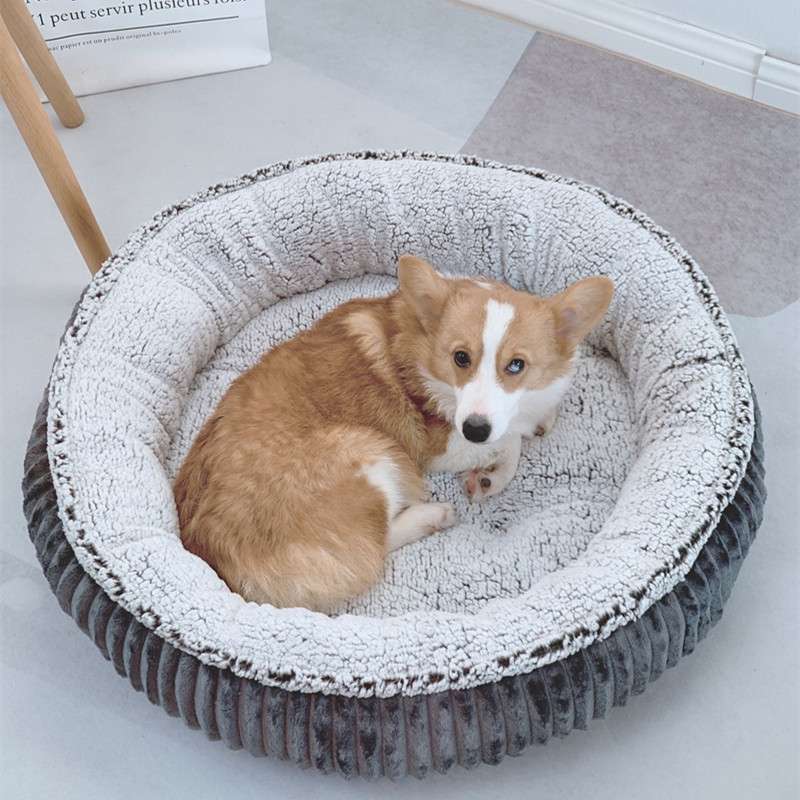 犬ベッド もこもこ包み込む贅沢ペットベッド