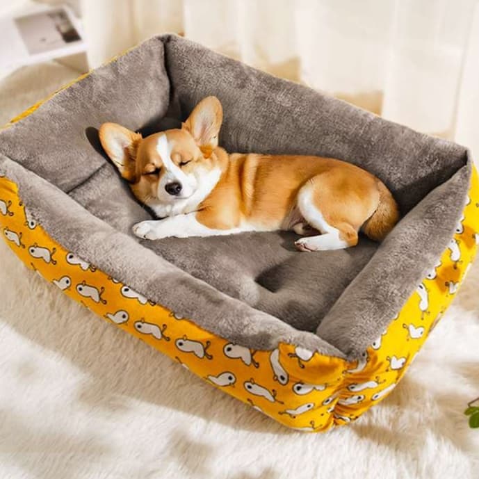 犬ベッド ふわもこペット安眠ベッド
