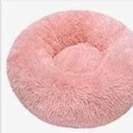 犬ベッド もこもこ円形ペットベッド