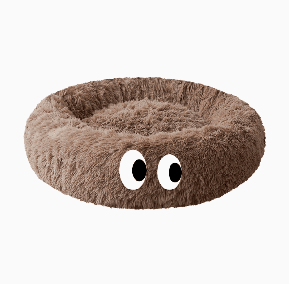 犬ベッド もふもふ目玉ペットベッド
