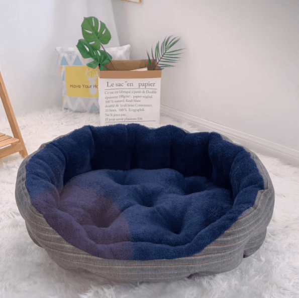 犬ベッド ふかふか円形ペットベッド