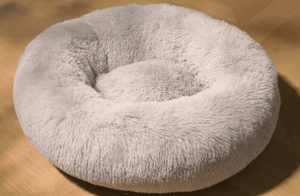 犬ベッド ふわもこ円形ペットベッド