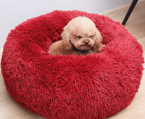 犬ベッド ふわもこ癒しの巣ドッグベッド