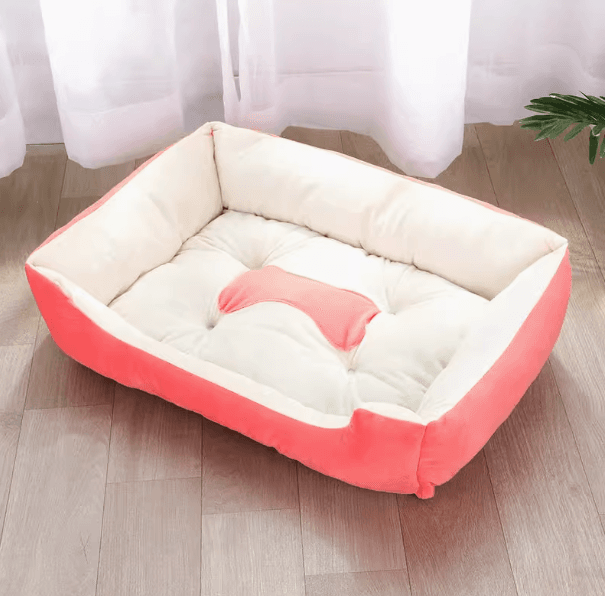 犬ベッド もふもふ快眠ペットベッド