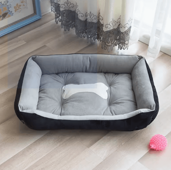 犬ベッド もふもふ快眠ペットベッド