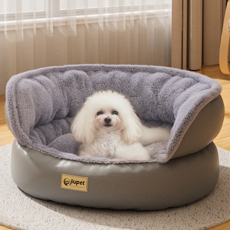 犬ベッド もこもこソファ型ペット用ベッド