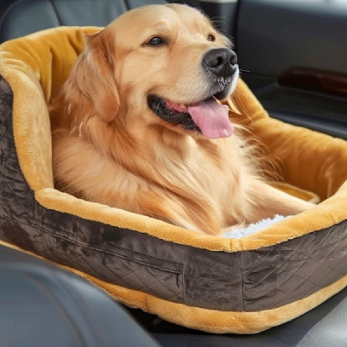 犬ベッド 大型犬対応車載用ふかふか防水